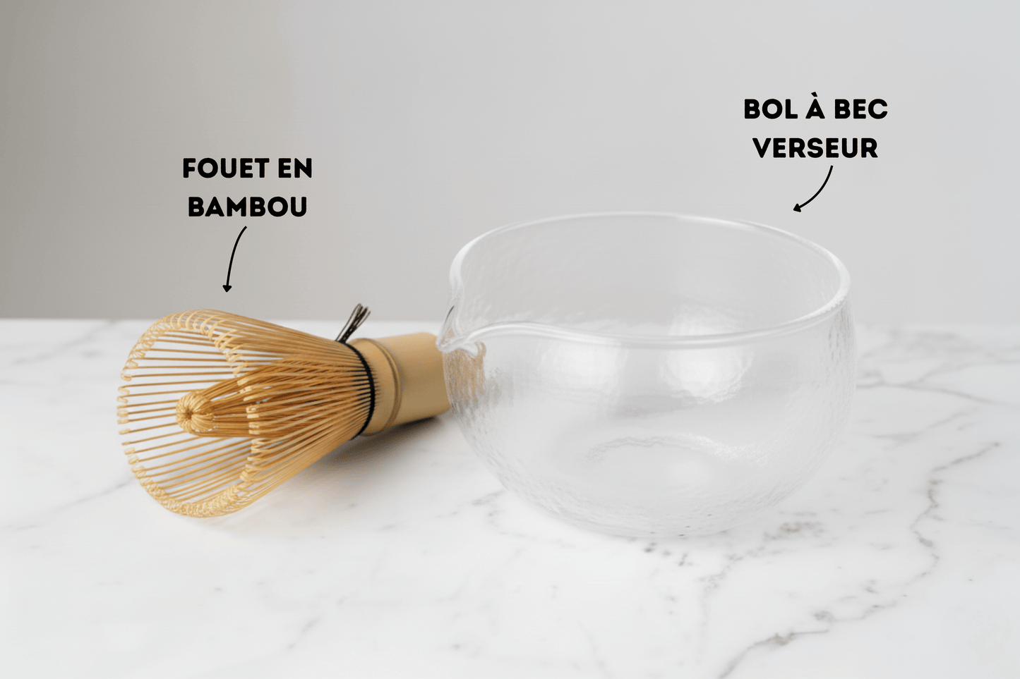 bol de préparation à bec verseur