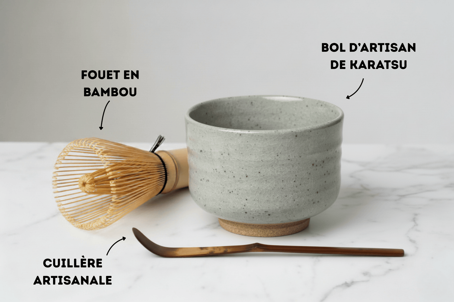 bol d'artisan de Karatsu bords hauts
