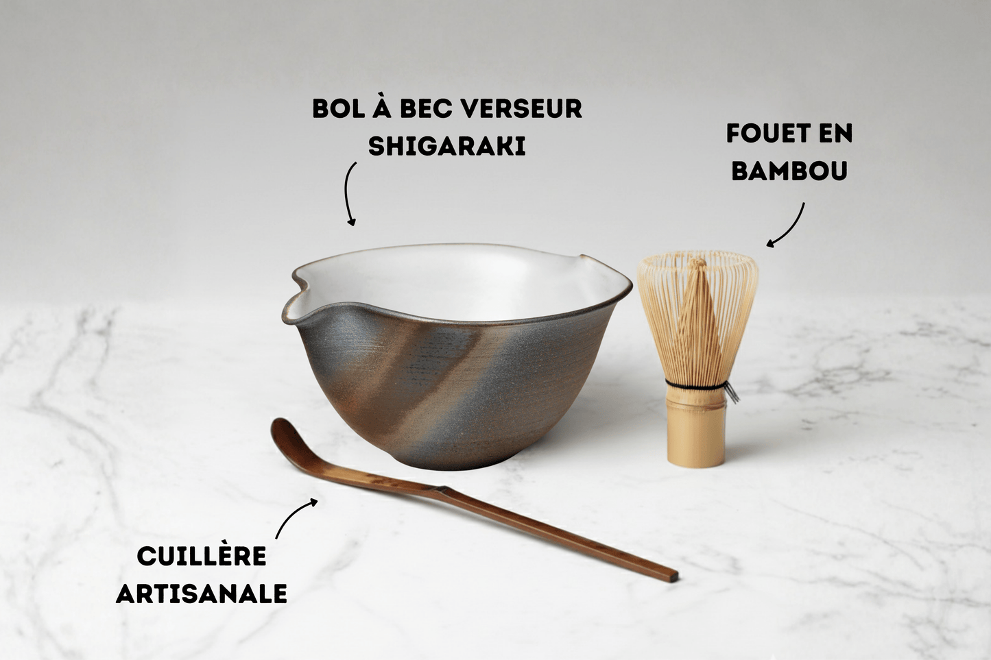 bol à bec verseur d'artisan de Shigaraki