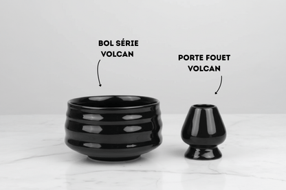 bol à matcha chawan traditionnel série volcan