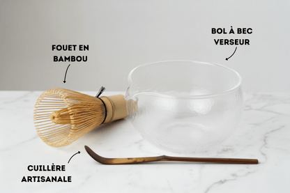 bol de préparation à bec verseur