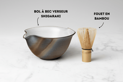 bol à bec verseur d'artisan de Shigaraki