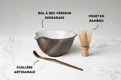 bol à bec verseur d'artisan de Shigaraki