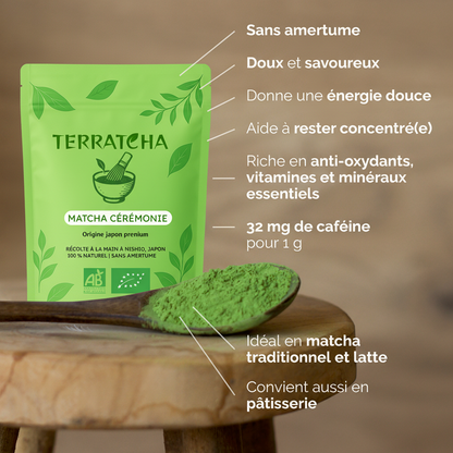 THÉ MATCHA CÉRÉMONIE BIO